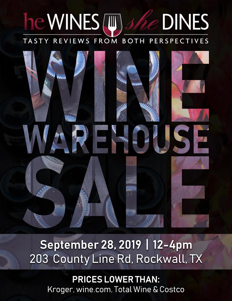 Wine Warehouse Sale He Wines She Dines