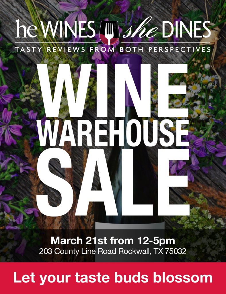 Wine Warehouse Sale He Wines She Dines